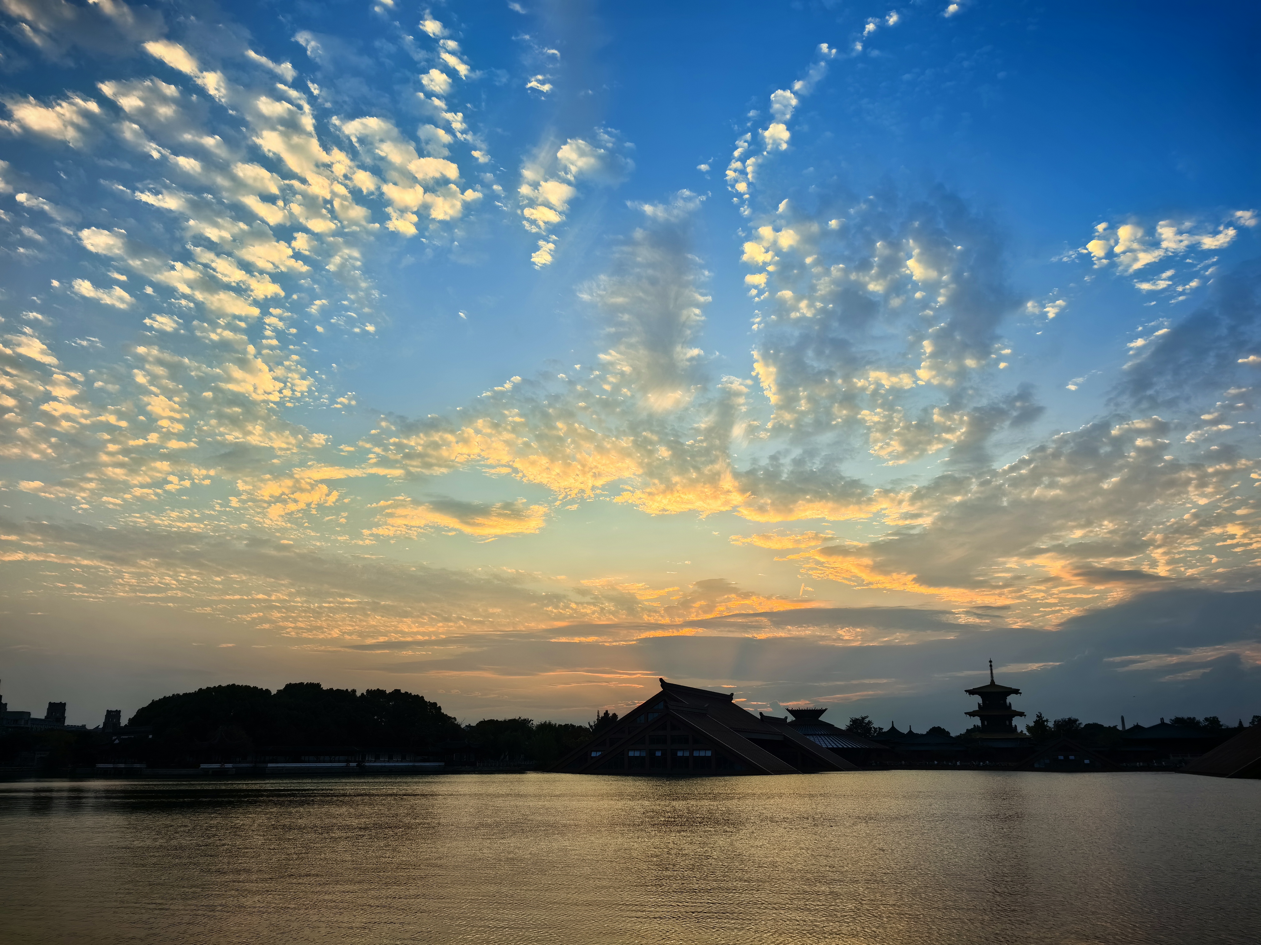 2023-10-11, 晚霞, 随手拍, 上海