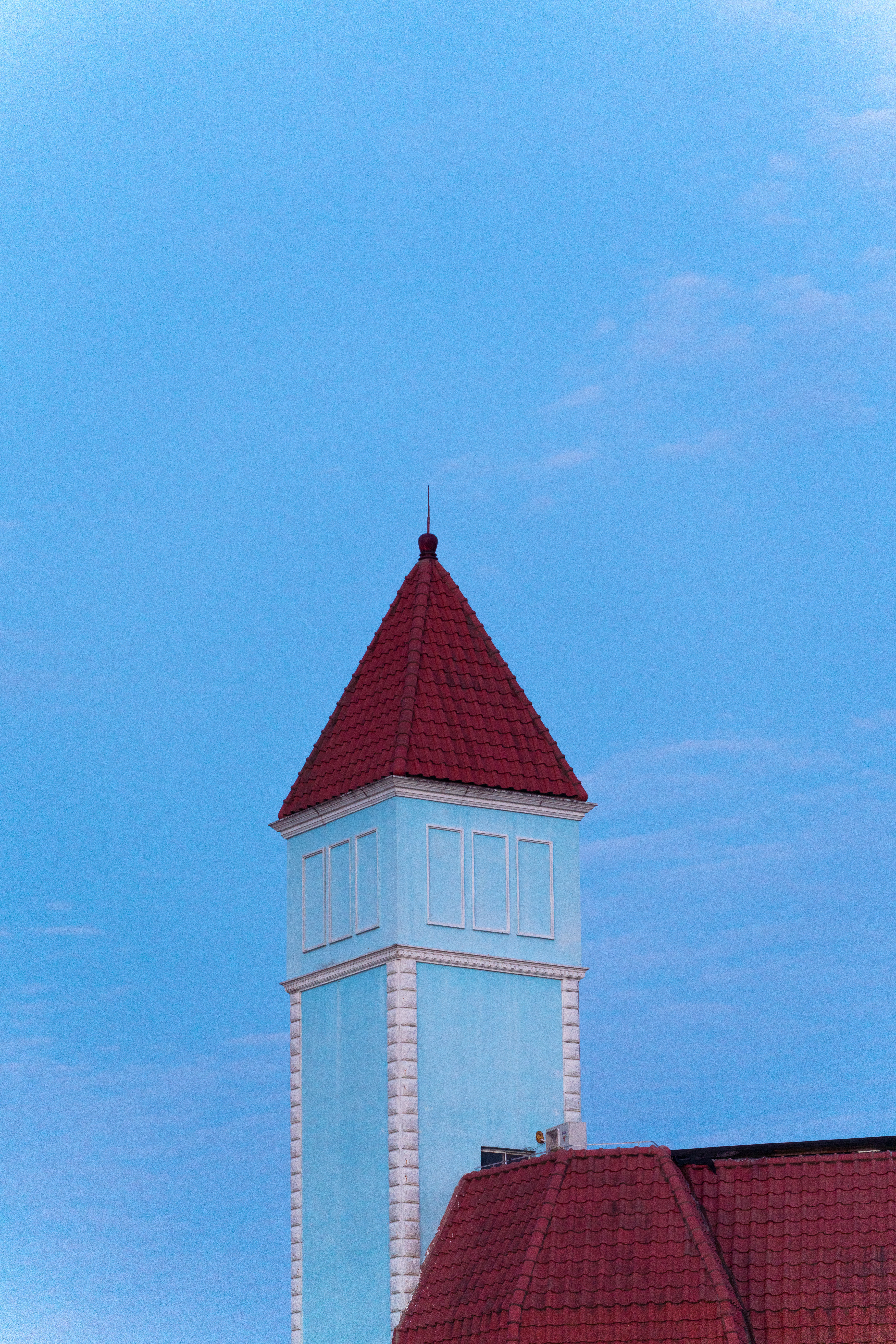 2024-02-16, 蓝天, 楼顶, 上海