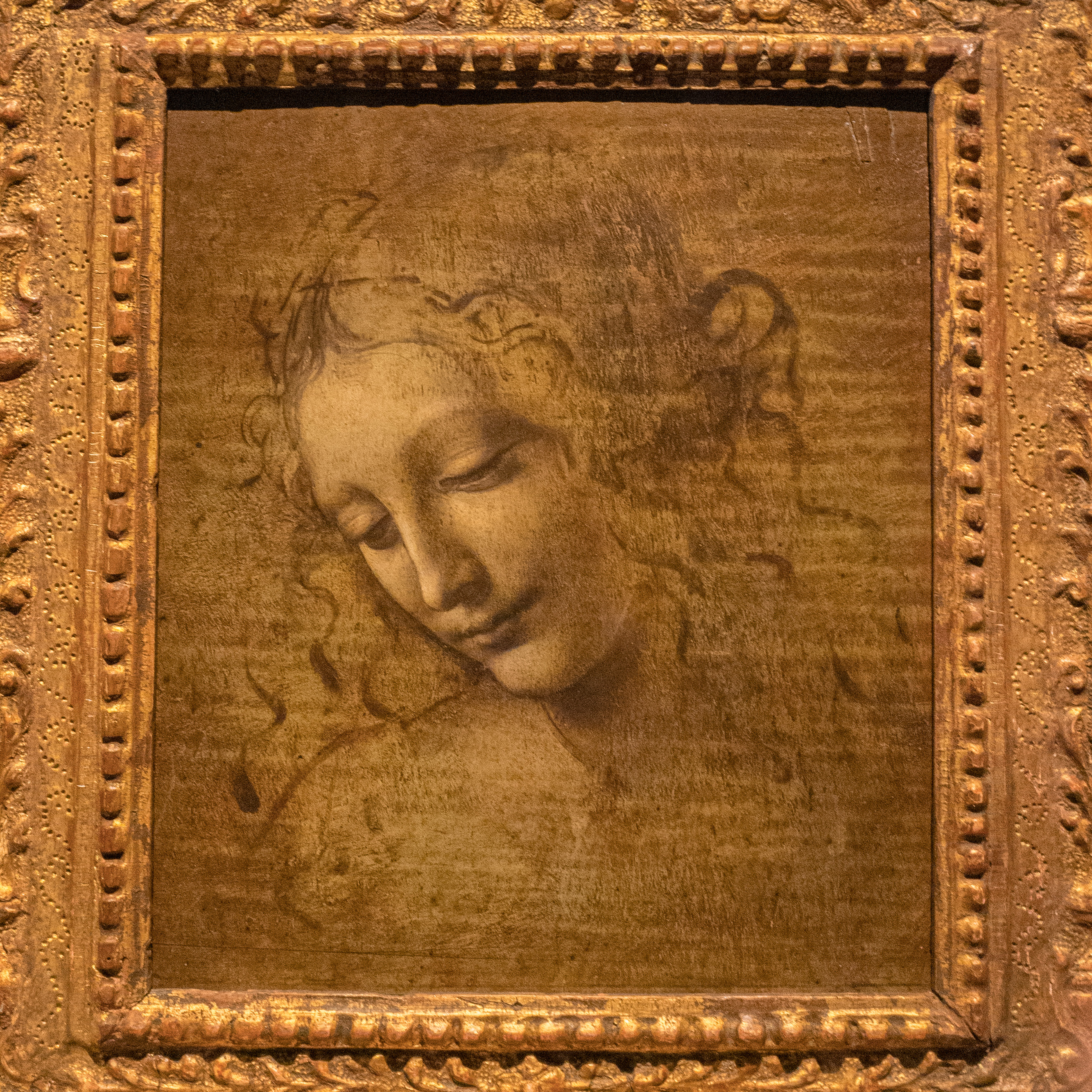 2024-04-14, 头发飘逸的女子, 展览, 对话世界, 上海, 达芬奇